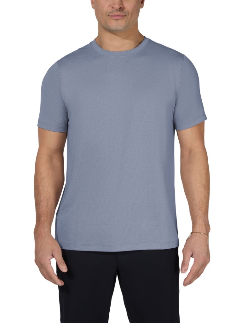 90 Degree by Reflex Big & Tall Track T-Shirt 2XLT Long Cloud Mist NWT
